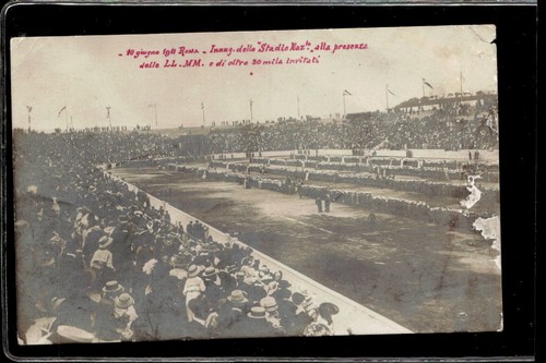 Cartolina roma stadio - stadio, 1911