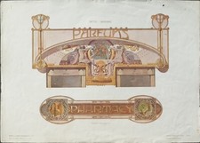 ANTICA STAMPA COLORI 1900