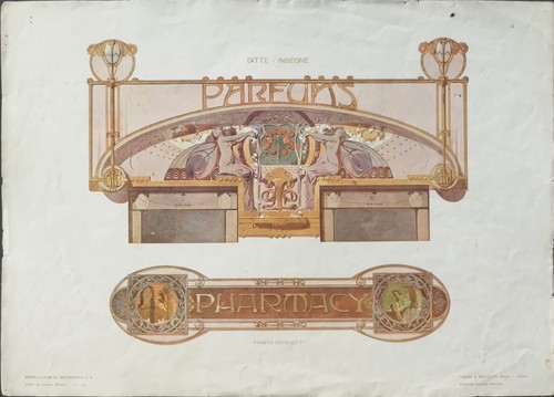 Antica stampa colori 1900 - antica,