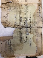 documenti e targhe da collezione per fiat 1100 anno 1963