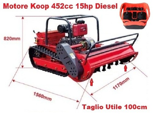 Trincia 452cc 15hp diesel - 15hp,