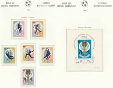 ROMANIA 1966 CALCIO Mondiali