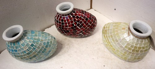 Vasi terracotta mosaico - in,