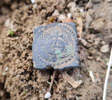 Peso moneta bronzo antico