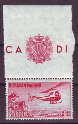 San marino 1961 elicottero - san,