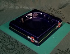 POSACENERE RENDIRESTO MARTINI IN CERAMICA PIOLA 1970 1982 BLU SCURO ORO ZECCHINO