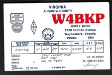 Scheda radio CB QSL