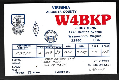 Scheda radio qsl - scheda,
