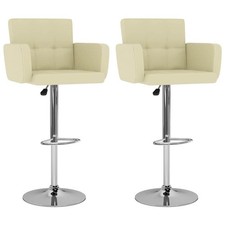 2x Sgabelli da Bar Crema in