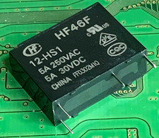 Relè HONGFA 12V DC SPST-NO