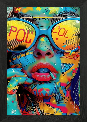 Pop art cool girl - pop,