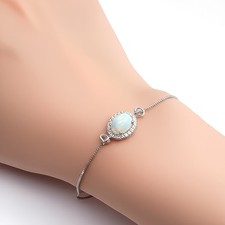 Braccialetto In Opale Naturale