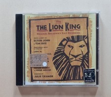 Cd Broadway Musical THE LION KING 1997 Germany Walt Disney Elton John Tim Rice