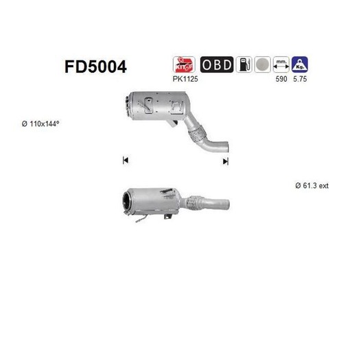 Fd5004 fuliggine filtro - fuliggine,