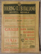 Touring Club Italiano rivista mensile  n. 7 luglio 1907
