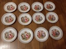 PORCELLANA SCHUMANN BAVARIA  - SERVIZIO DOLCE  12 PIATTINI  + PIATTO  -  VINTAGE