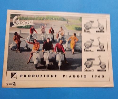 Pubblicita 1960 vespa - pubblicita',