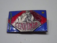 CERVINIA VALLE D'AOSTA SPILLA PINS SMALTATA TACCONI TORINO (V1)