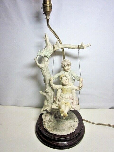 Lampada tavolo capodimonte - lampada,