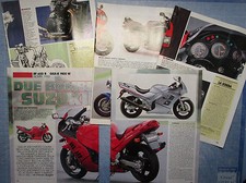 MOTOSPRINT992-RITAGLIO/CLIPPING/NEWS-1992-SUZUKI FR 600 R+GSX-R 1100 W-5 fogli 