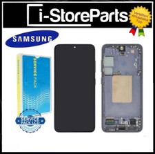 DISPLAY LCD FRAME ORIGINALE SERVICE PER SAMSUNG S24 SM S921B TOUCH SCHERMO VIOLA