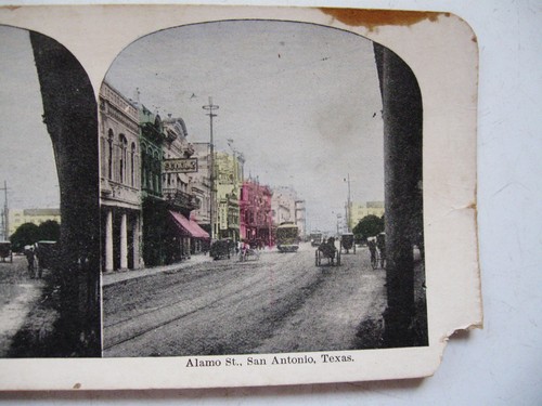 Antica cartolina stereoview - antica,