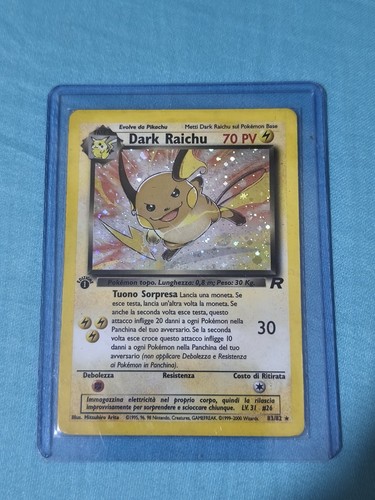 Pokémon dark raichu holo - pokémon,