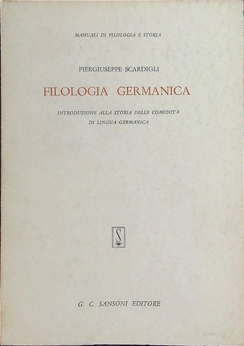 Filologia germanica scardigli - germanica,