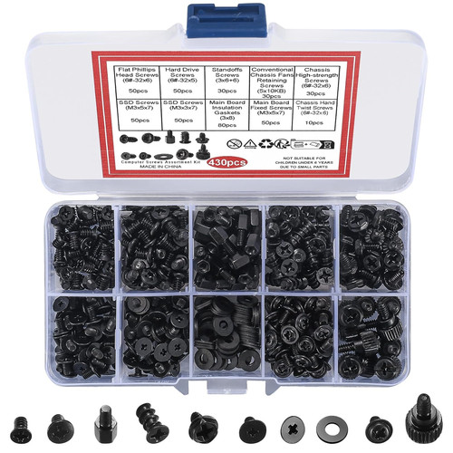 430 pezzi viti per - pezzi, computer