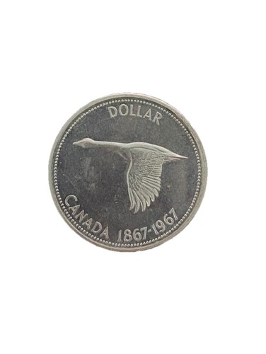 Canada dollar 1967 silver - 1,
