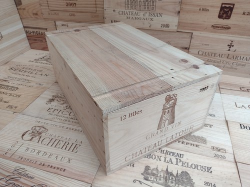 Cassetta porta vino legno - cassetta, in