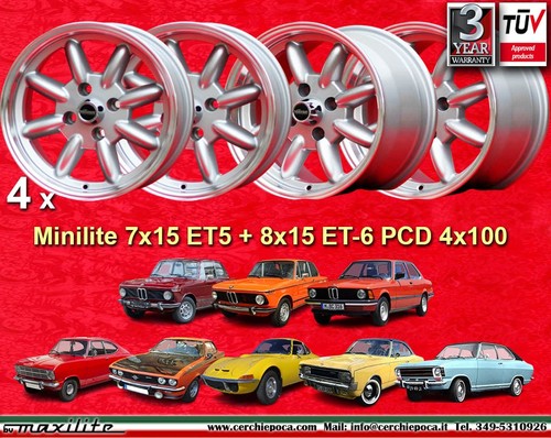 Cerchi minilite bmw e21 - e21, e30