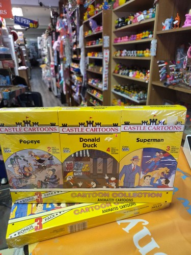 Castle cartoons vhs tapes - vhs,