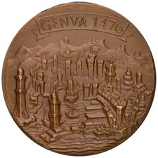 Medaglia genova 1476 - medaglia,