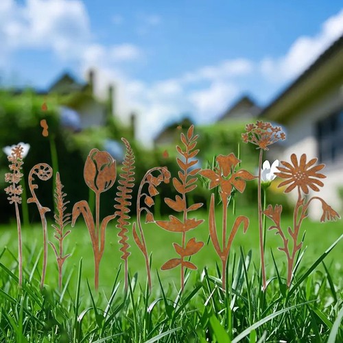 Set fiori metallo - set, giardino
