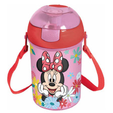 BORRACCIA POP-UP MINNIE BOTTIGLIA IN PLASTICA CON TRACOLLA 450 ML - ST74469