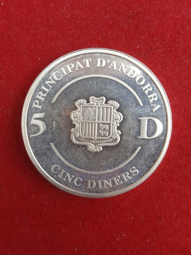 Andorra diners argento 1998 - andorra,