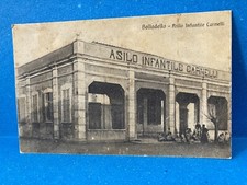 CARTOLINA BOLLADELLO ASILO INFANTILE CARNELLI ANIMATA VIAGGIATA 1919.