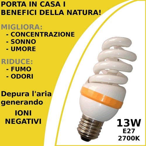 Lampadina ionizzante 13w - lampadina, e27