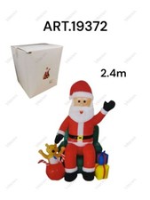 Gonfiabile Babbo Natale Seduto