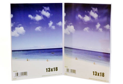 Cornice doppia plexiglass - doppia, in