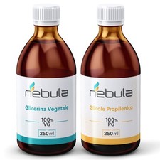 KIT BASE NEUTRA 500 ML GLICOLE PROPILENICO GLICERINA VEGETALE 50VG/50PG