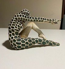 RABARAMA scultuira opera unica (5/8)  archiviata 2001 - Bronzo dipinto