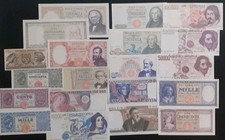 23 BANCONOTE LIRE VARI ANNI