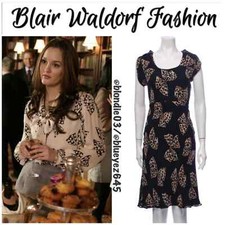 Milly bow print dress S Blair