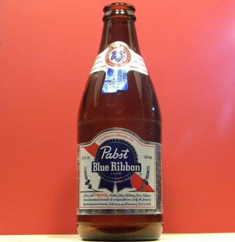 Bottiglia birra pabst once - birra,