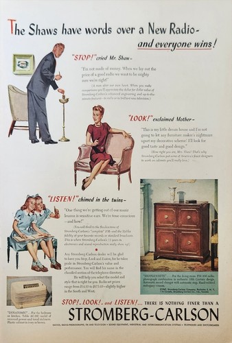 1947 stromberg carlson radio - stromberg,