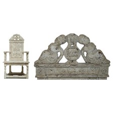 ANTICA POLTRONA TRONO 1622