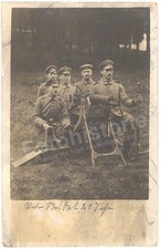 Foto truppa mitragliatrice, parte della squadra d'assalto 247. Res.Inf.Reg.