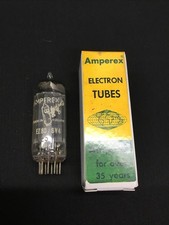 TUBO VUOTO raddrizzatore AMPEREX 6V4 EZ80 Bugle Boy OLANDA testato 8.9247